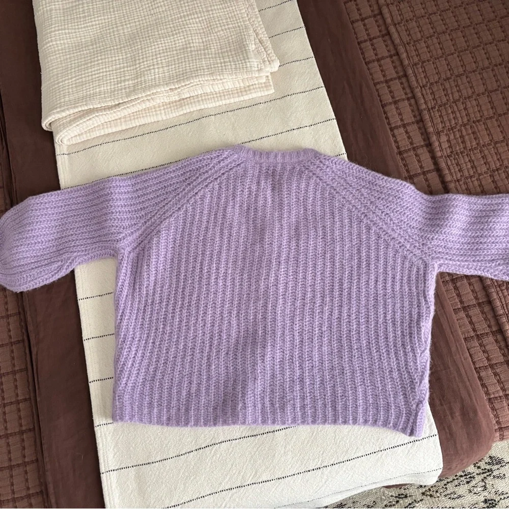 Sezane Emile Cardigan in wisteria - Picture 5 of 8